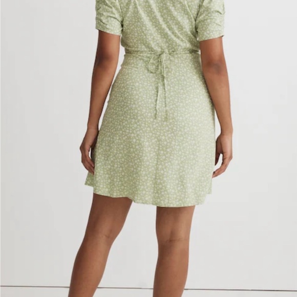 NWT Madewell V-Neck Button Front Dress - Picture 2 of 8